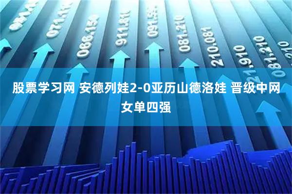 股票学习网 安德列娃2-0亚历山德洛娃 晋级中网女单四强